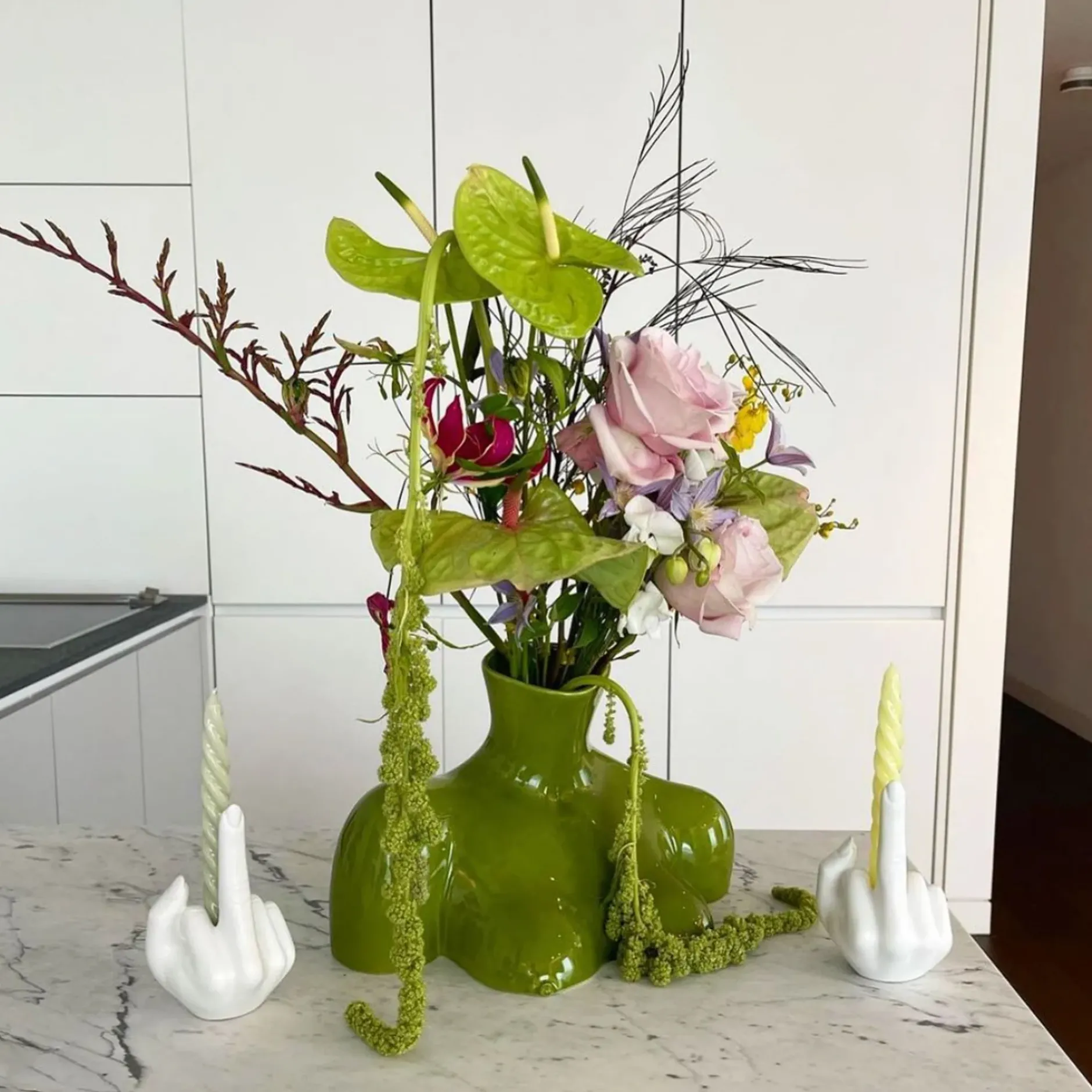 Anissa Kermiche 2020 Candlestick (White)- Home