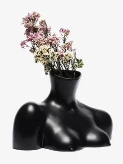 Anissa Kermiche Breast Friend Vase (Black)- Home