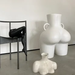 Anissa Kermiche Breast Friend Vase (Matte Marble)- Home