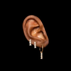 Anissa Kermiche Bronte Dore Trio Earring- Earrings