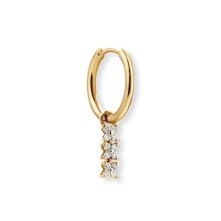 Anissa Kermiche Bronte Dore Trio Hoop Earring- Earrings