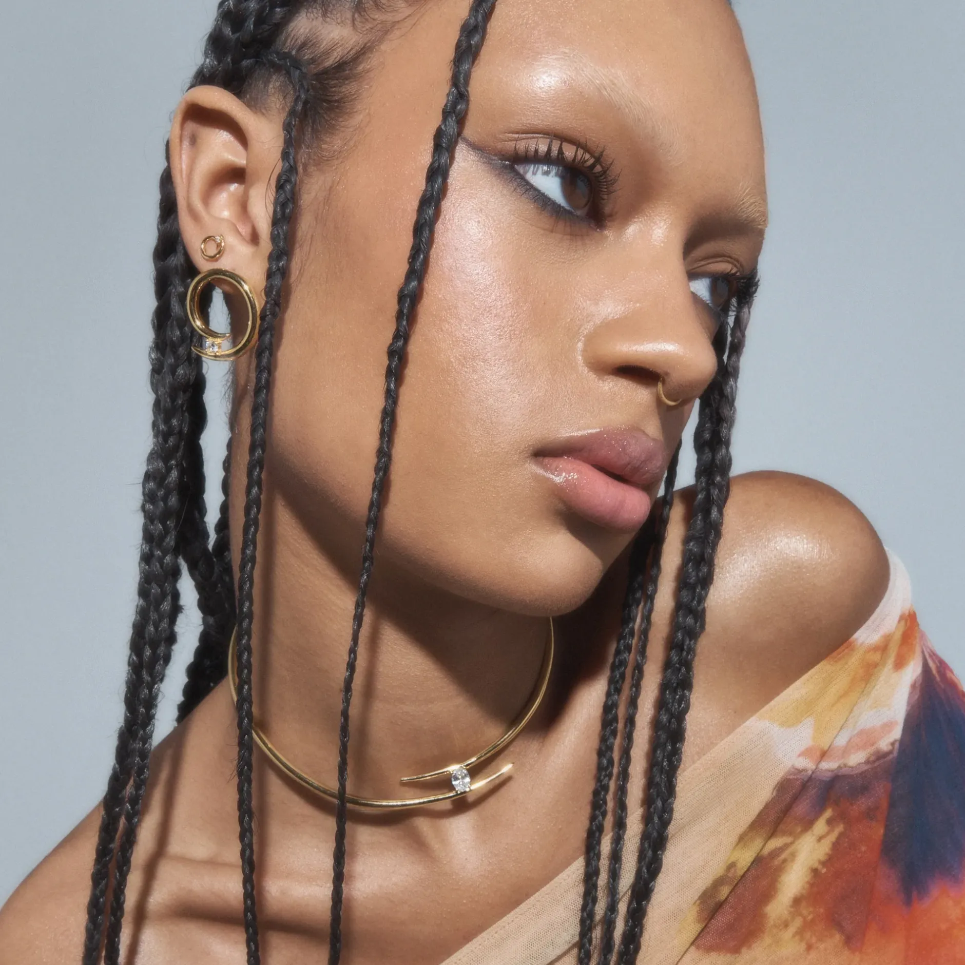 Anissa Kermiche Caught In The Act Necklace (Gold)- Necklaces