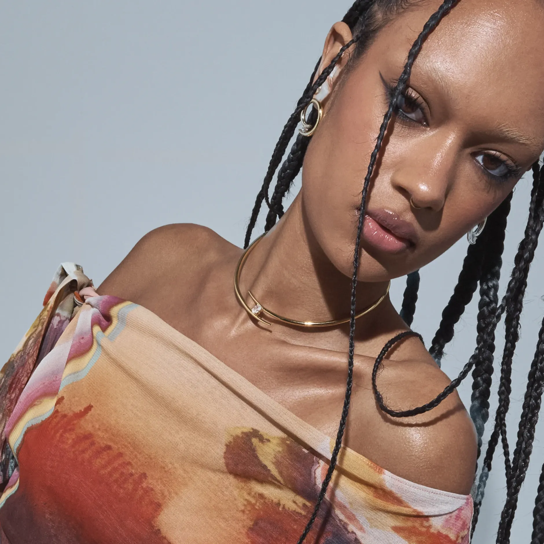 Anissa Kermiche Caught In The Act Necklace (Gold)- Necklaces