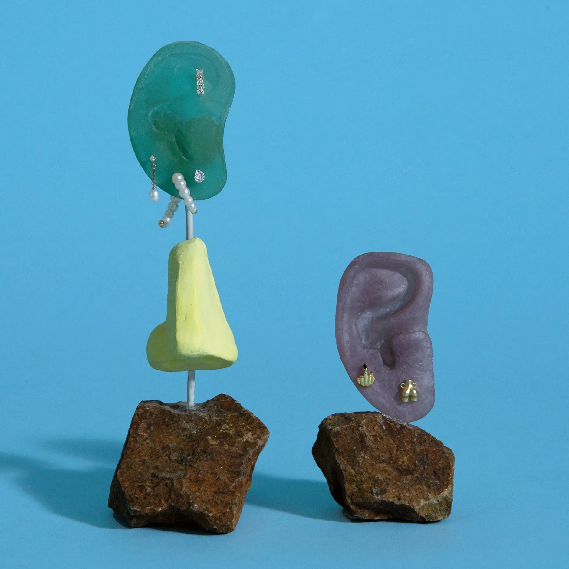 Anissa Kermiche French For Goodnight Stud- Earrings