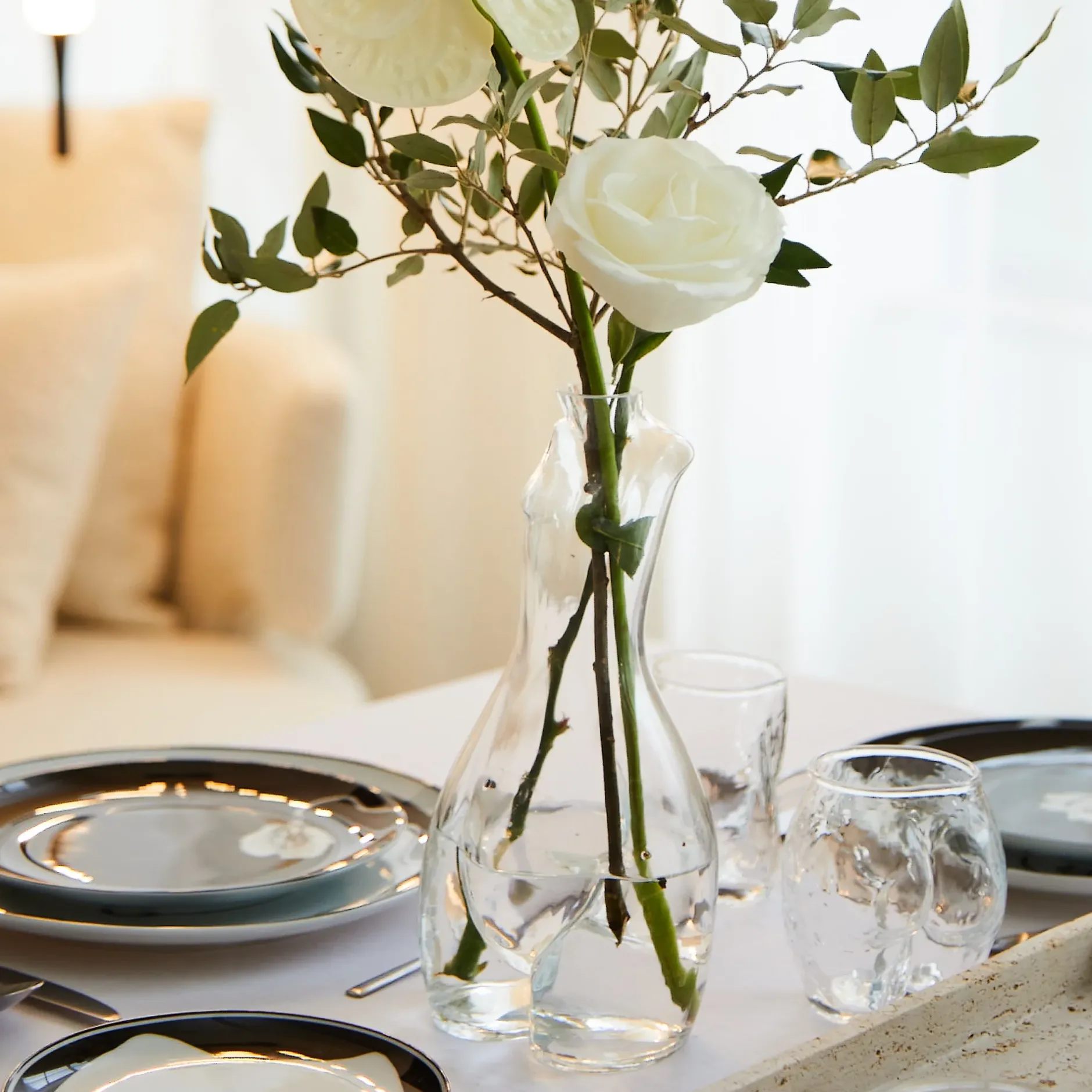 Anissa Kermiche Glass Carafe (Clear)- Home