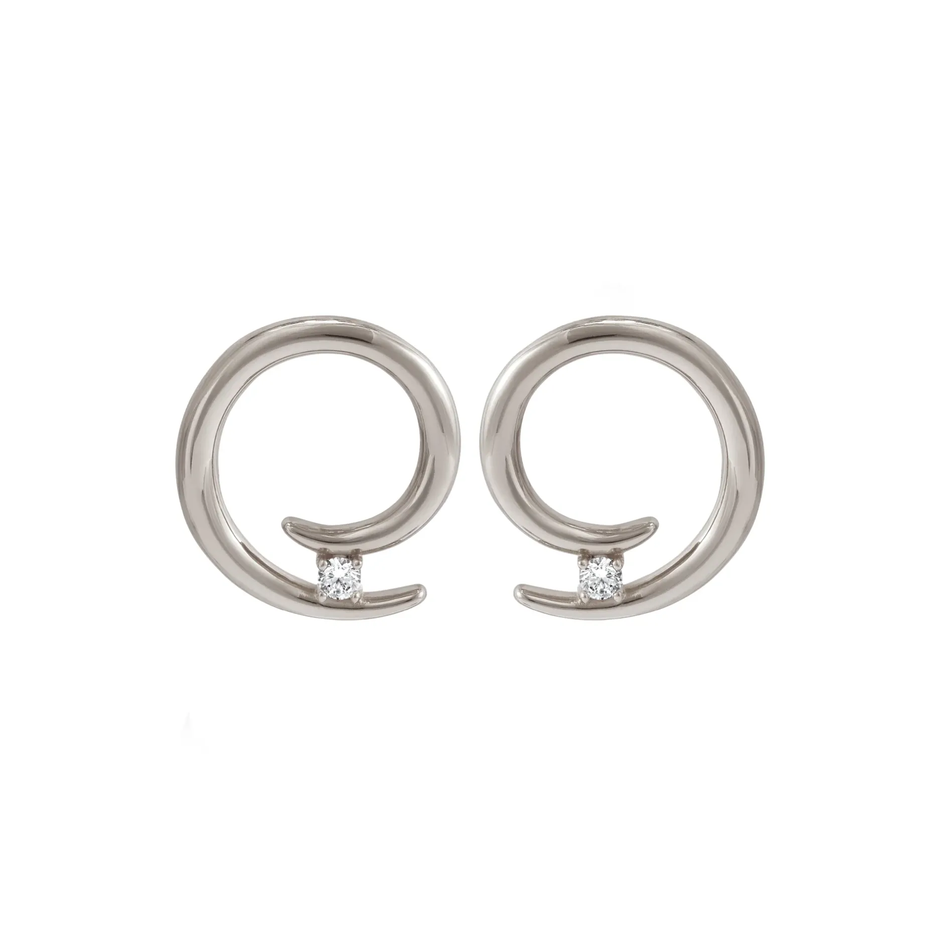 Anissa Kermiche Grand Charmeur Earrings (Silver)- Earrings