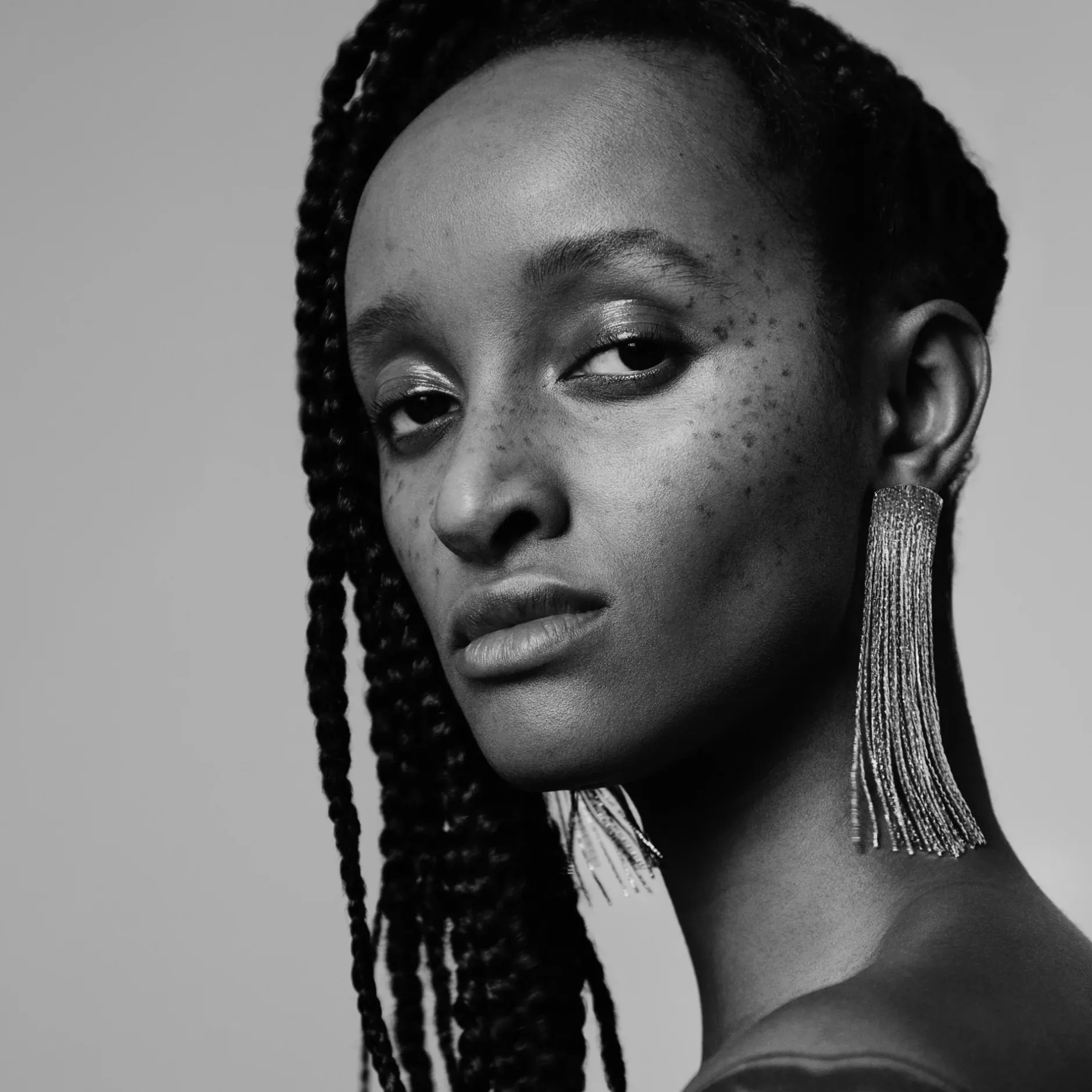 Anissa Kermiche Grand Fil Earrings (Silver)- Earrings