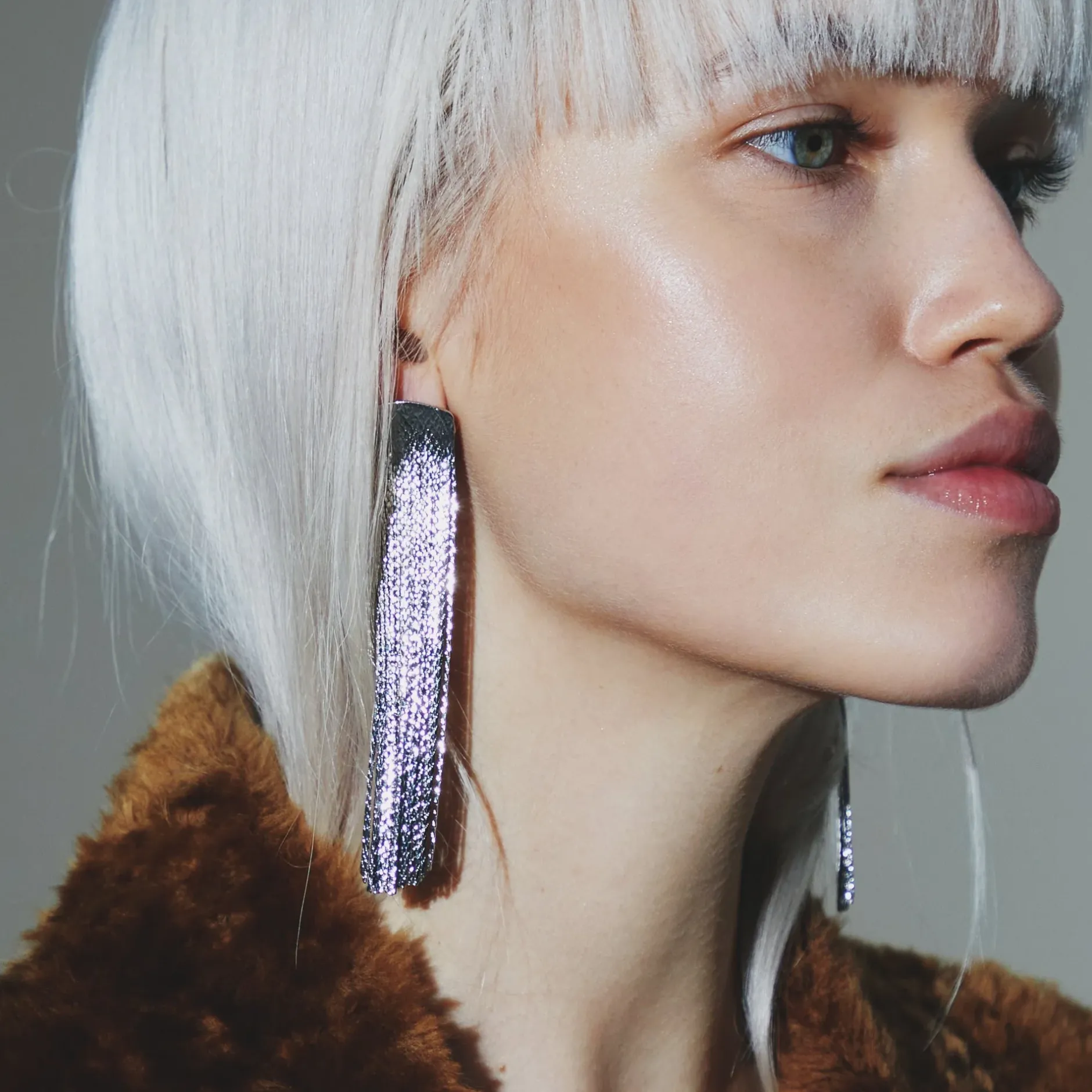 Anissa Kermiche Grand Fil Earrings (Silver)- Earrings