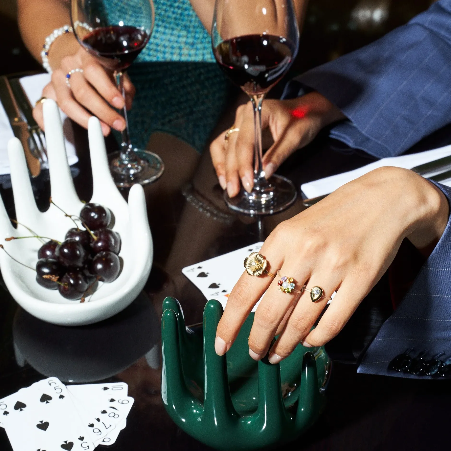 Anissa Kermiche Handful (Bottle Green)- Home