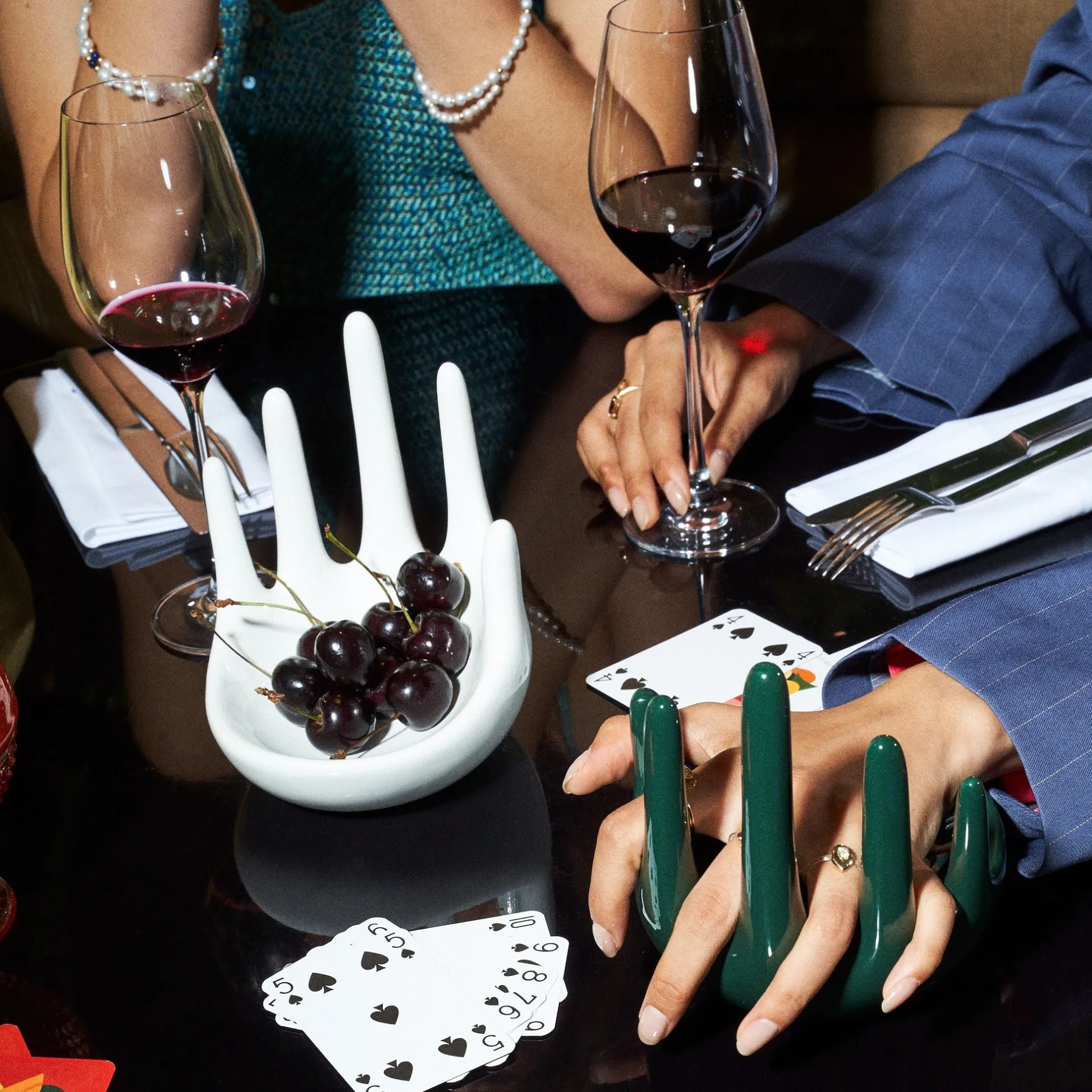 Anissa Kermiche Handful (Bottle Green)- Home