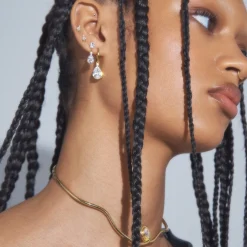 Anissa Kermiche Ile Flottante Hoop Earrings- Earrings