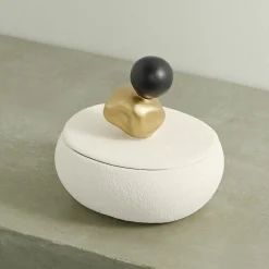 Anissa Kermiche Jewellery Box (White, Gold, Black)- Home