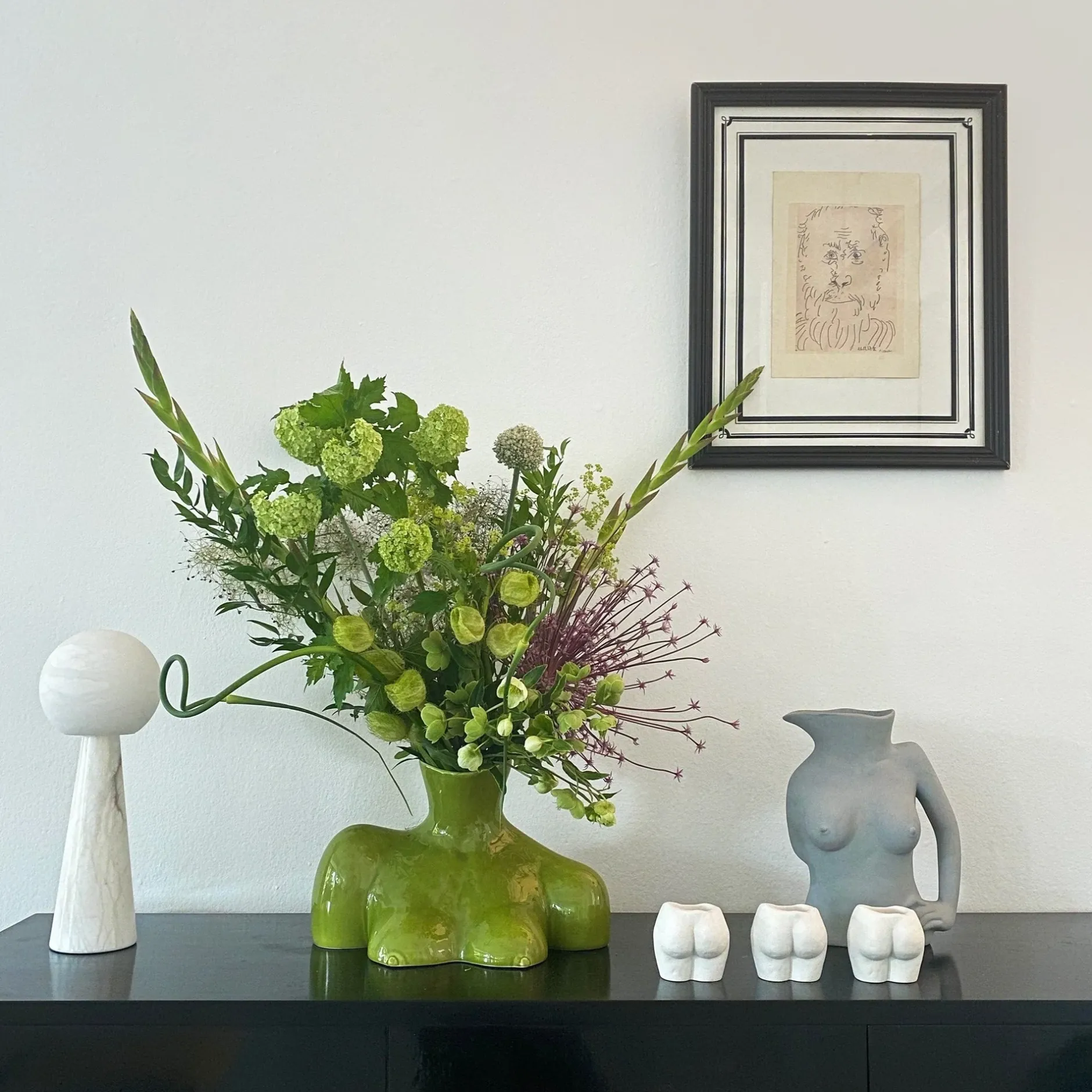 Anissa Kermiche Jugs Jug (Bisque Light Grey)- Home