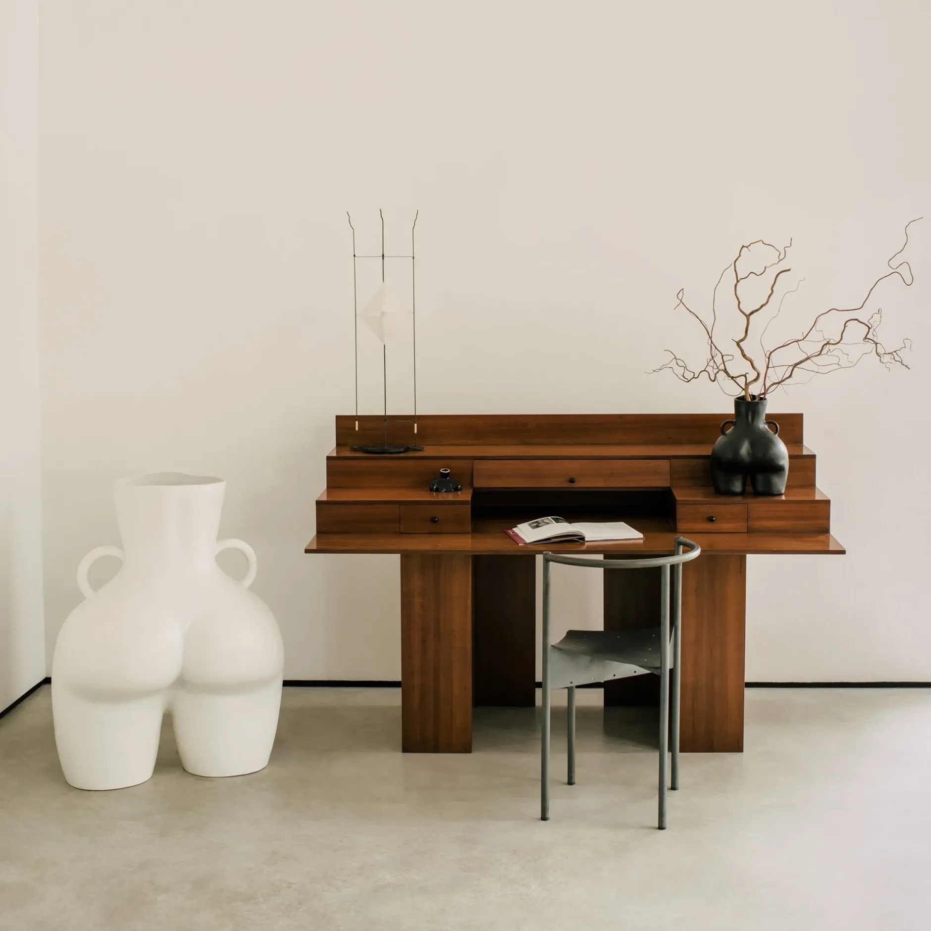 Anissa Kermiche Love Handles Vase (Black)- Home