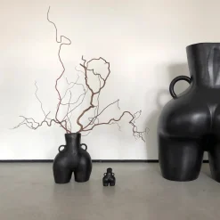 Anissa Kermiche Love Handles Vase (Black)- Home