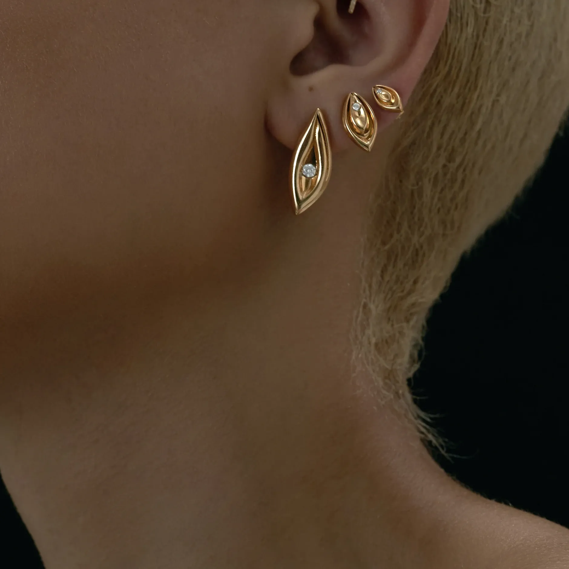 Anissa Kermiche Nip It In The Bud (Medium) Earrings- Earrings