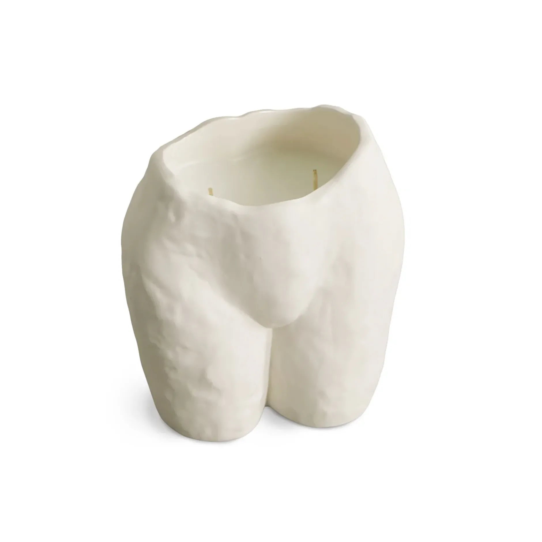Anissa Kermiche Popotin Candle (White)- Home