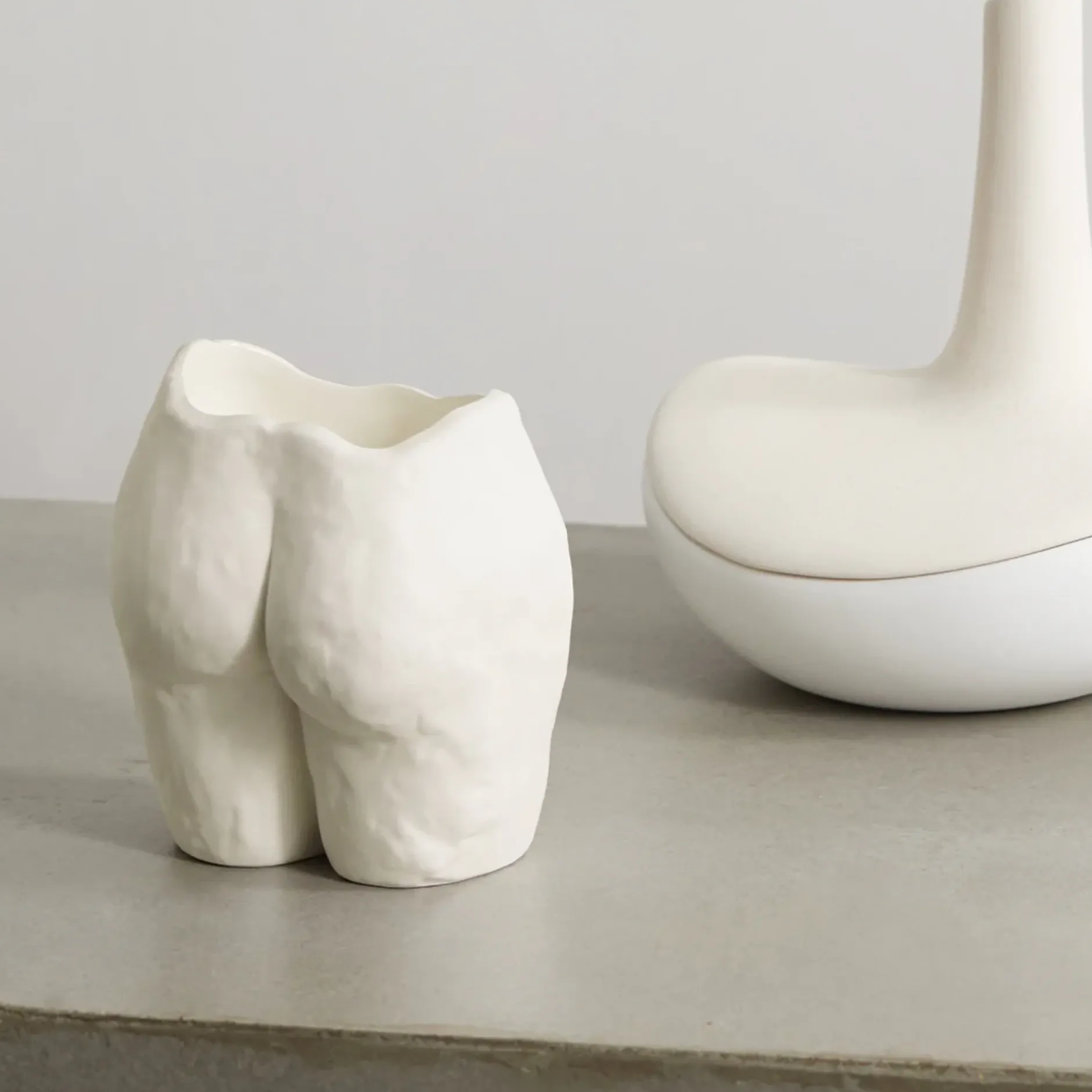 Anissa Kermiche Popotin Candle (White)- Home