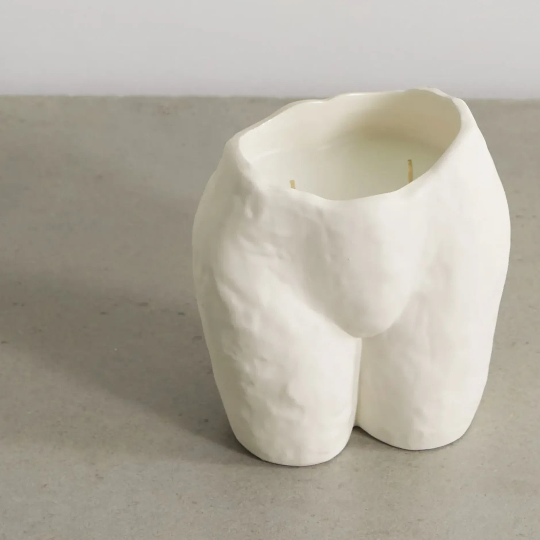 Anissa Kermiche Popotin Candle (White)- Home
