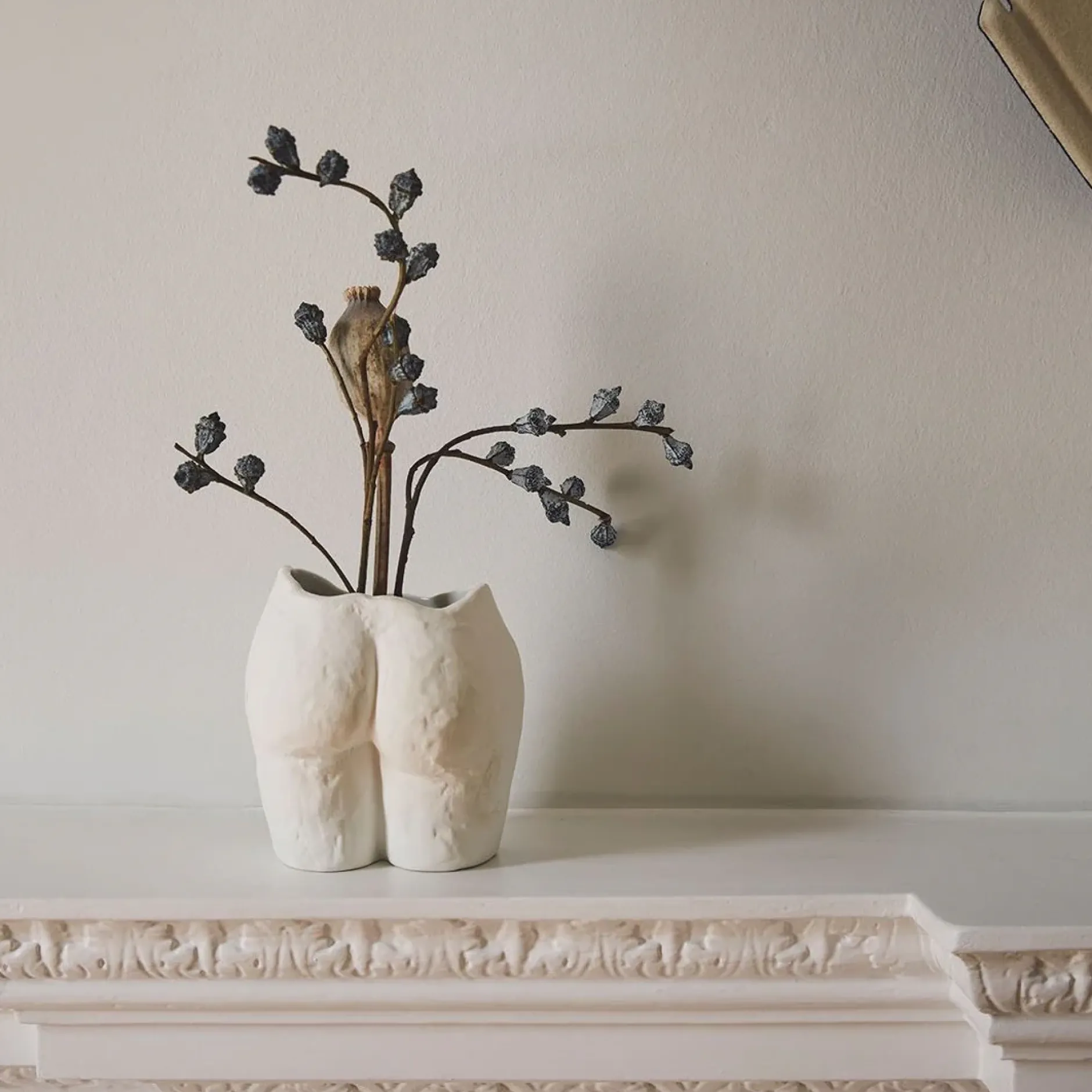 Anissa Kermiche Popotin Pot (Matte White)- Home