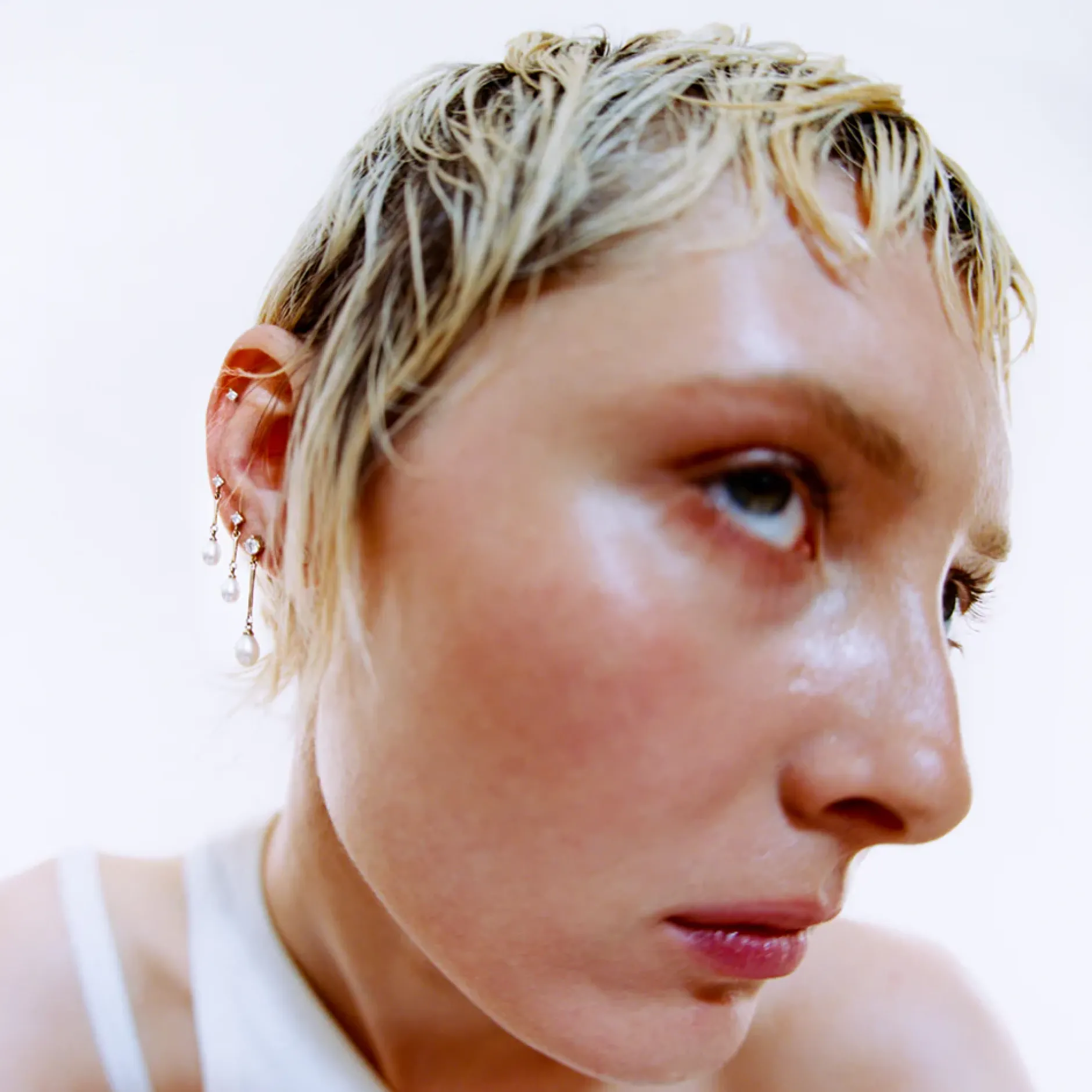 Anissa Kermiche Princesse Pearl Earring- Earrings