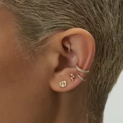 Anissa Kermiche Snake Stud- Earrings