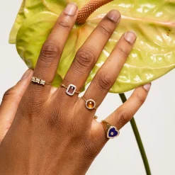 Anissa Kermiche Square Amethyst Ring- Rings