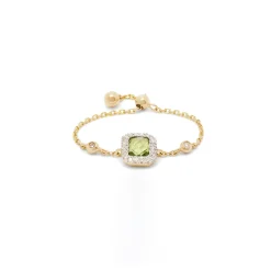 Anissa Kermiche Square Peridot Ring- Rings