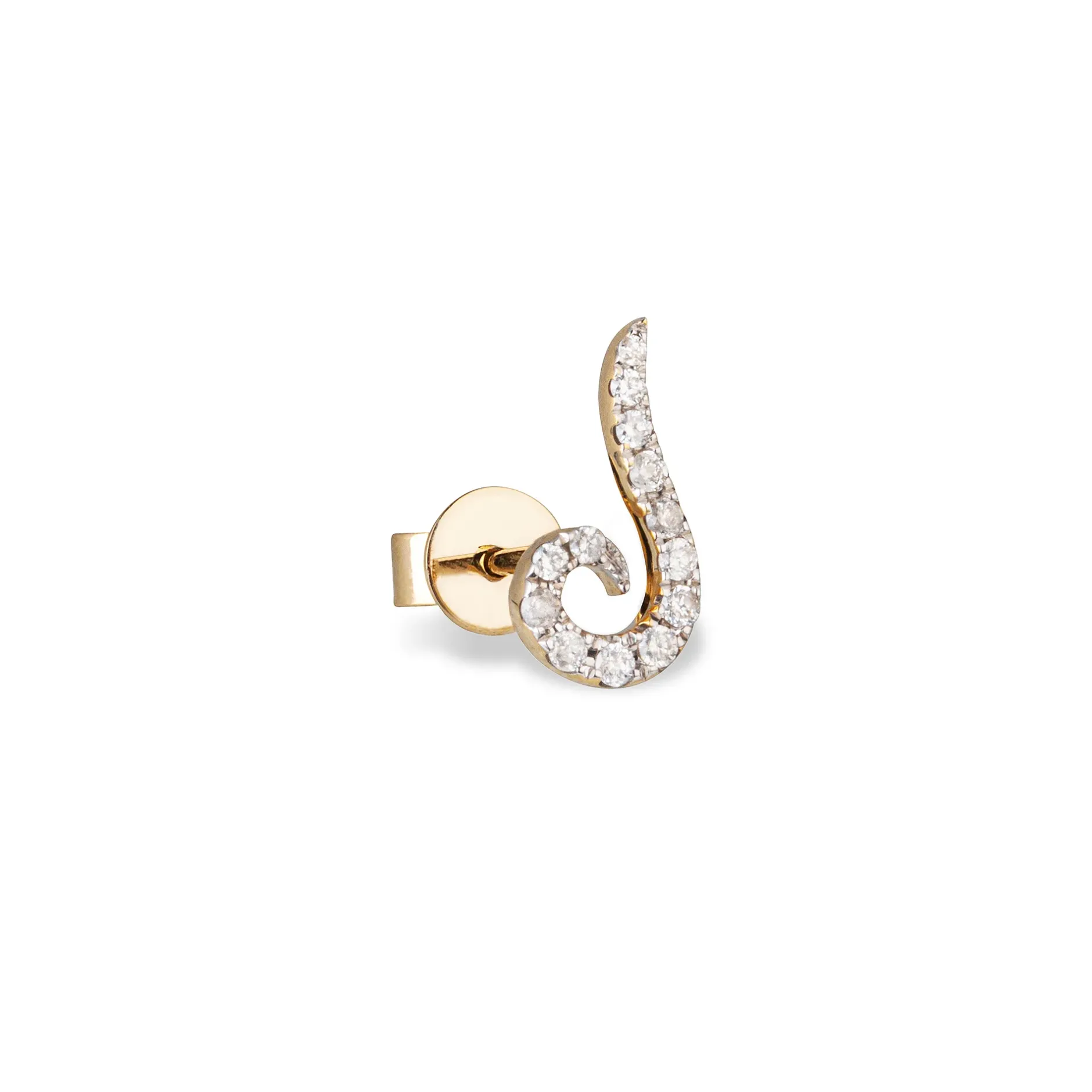 Anissa Kermiche Swirl Stud- Studs