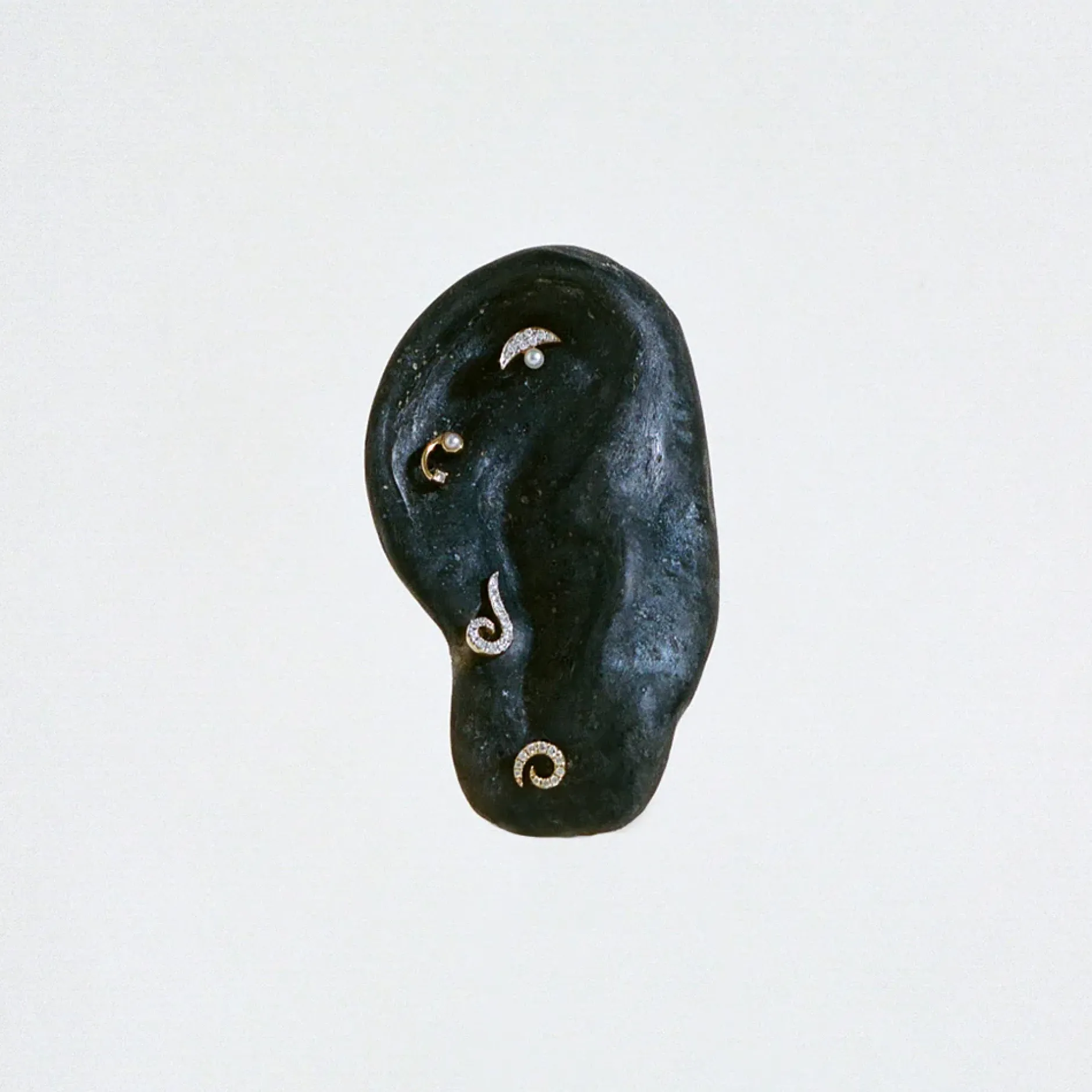 Anissa Kermiche Swirl Stud- Studs