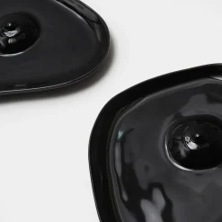 Anissa Kermiche Tatas Plates (High-Shine Black)- Home