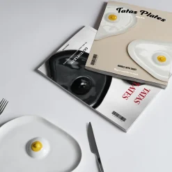 Anissa Kermiche Tatas Plates (High-Shine Black)- Home