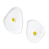 Anissa Kermiche Tatas Plates (High-Shine White, Yellow)- Home