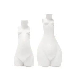 Anissa Kermiche Tit For Tat Candlestick Short (Matte White)- Home