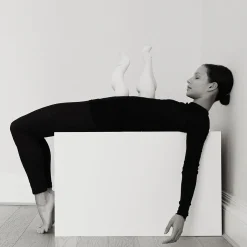 Anissa Kermiche Tit For Tat Candlestick Tall (Matte Marble)- Home