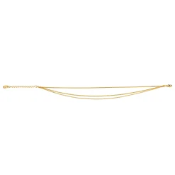 Anissa Kermiche Triple Chain Anklet- Anklets