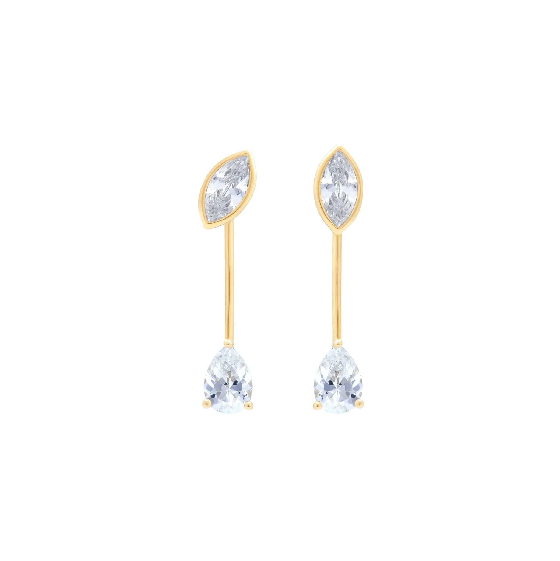 Anissa Kermiche Two Faced Earrings- Earrings